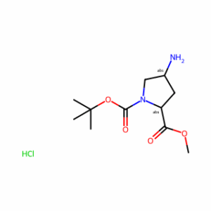 (2R,4R)-1-tert-Butyl 2-methyl 4-aminopyrrolidine-1,2-dicarboxylate hydrochloride