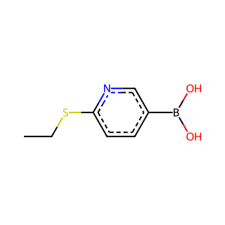 (6-(Ethylthio)pyridin-3-yl)boronic acid