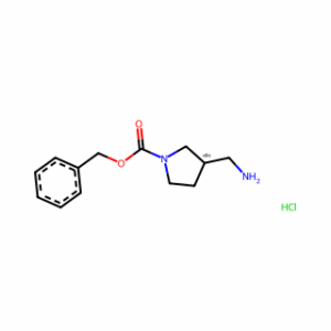 (R);-Benzyl 3-(aminomethyl);pyrrolidine-1-carboxylate hydrochloride
