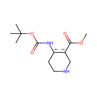 (3R,4R)-rel-Methyl 4-((tert-butoxycarbonyl)amino)piperidine-3-carboxylate