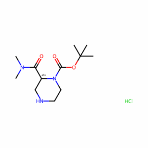 (R)-tert-Butyl 2-(dimethylcarbamoyl)piperazine-1-carboxylate hydrochloride