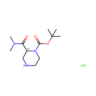(R)-tert-Butyl 2-(dimethylcarbamoyl)piperazine-1-carboxylate hydrochloride