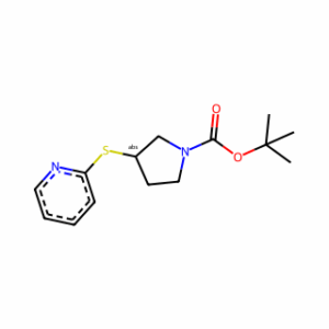 (R)-tert-Butyl 3-(pyridin-2-ylthio)pyrrolidine-1-carboxylate