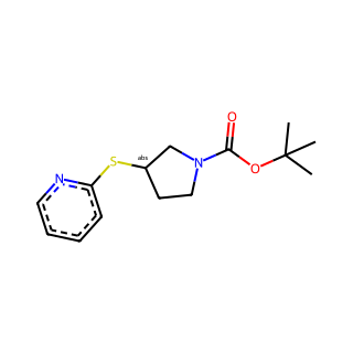 (R)-tert-Butyl 3-(pyridin-2-ylthio)pyrrolidine-1-carboxylate