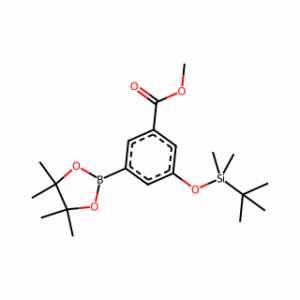 Methyl 3-((Tert-Butyldimethylsilyl)Oxy)-5-(4,4,5,5-Tetramethyl-1,3,2-Dioxaborolan-2-Yl)Benzoate