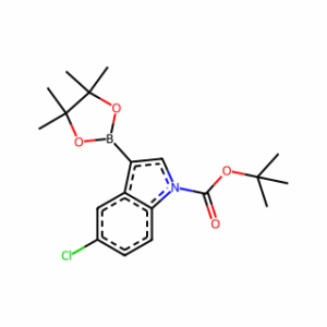 Tert-Butyl 5-Chloro-3-(4,4,5,5-Tetramethyl-1,3,2-Dioxaborolan-2-Yl)-1H-Indole-1-Carboxylate