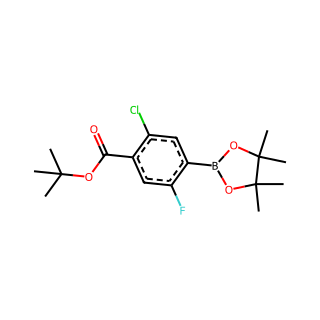 tert-Butyl 2-chloro-5-fluoro-4-(4,4,5,5-tetramethyl-1,3,2-dioxaborolan-2-yl)benzoate