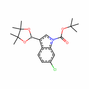 Tert-Butyl 6-Chloro-3-(4,4,5,5-Tetramethyl-1,3,2-Dioxaborolan-2-Yl)-1H-Indole-1-Carboxylate