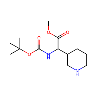 tert-Butoxycarbonylamino-piperidin-3-yl-acetic acid methyl ester