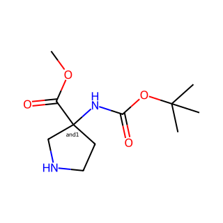 Methyl 3-((tert-butoxycarbonyl)amino)pyrrolidine-3-carboxylate
