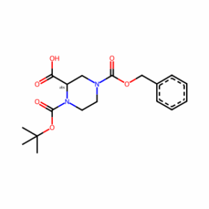 (R)-N-1-Boc-N-4-Cbz-2-piperazine carboxylic acid