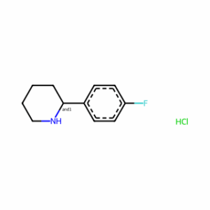 (2S)-2-(4-fluorophenyl)piperidine;hydrochloride