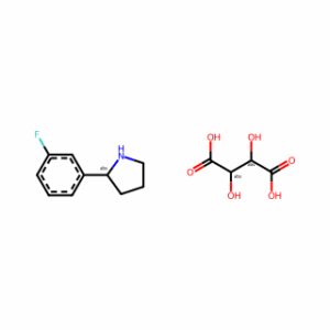 (R)-2-(3-Fluorophenyl)pyrrolidine L-Tartrate