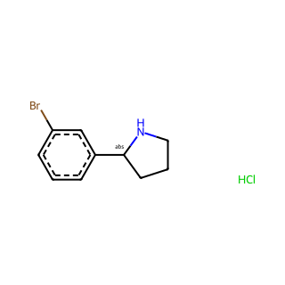 (S)-2-(3-Bromophenyl)pyrrolidine hydrochloride