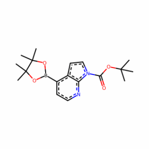 Tert-Butyl 4-(4,4,5,5-Tetramethyl-1,3,2-Dioxaborolan-2-Yl)-1H-Pyrrolo[2,3-b]Pyridine-1-Carboxylate