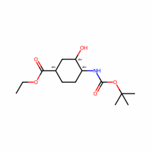 (1R,3S,4S)-4-(Boc-amino)-3-hydroxy-cyclohexanecarboxylic acid ethyl ester