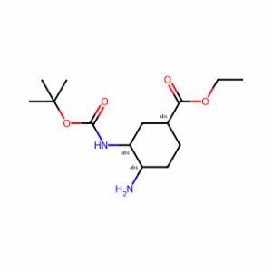 (1S,3R,4R)-Ethyl 4-amino-3-((tert-butoxycarbonyl)amino)cyclohexanecarboxylate