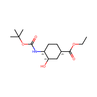 (1S,3S,4S)-Ethyl 4-((tert-butoxycarbonyl)amino)-3-hydroxycyclohexanecarboxylate