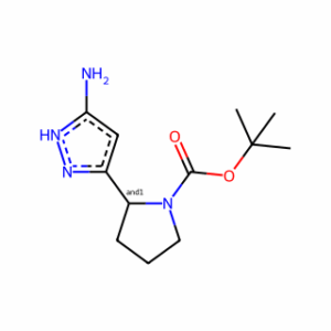 tert-Butyl 2-(5-amino-1H-pyrazol-3-yl)pyrrolidine-1-carboxylate
