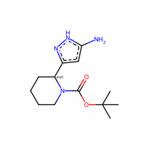 tert-Butyl 2-(5-amino-1H-pyrazol-3-yl)piperidine-1-carboxylate