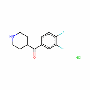 (3,4-Difluoro-phenyl)-piperidin-4-yl-methanone, HCl