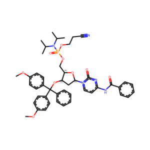 ((2R,3S,5R)-5-(4-Benzamido-2-Oxopyrimidin-1(2H)-Yl)-3-(Bis(4-Methoxyphenyl)(Phenyl)Methoxy)Tetrahydrofuran-2-Yl)Methyl (2-Cyanoethyl) Diisopropylphosphoramidate