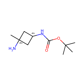 tert-Butyl (trans-3-amino-3-methylcyclobutyl)carbamate