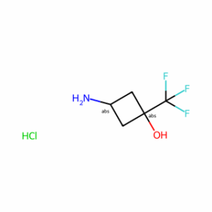 trans-3-amino-1-(trifluoromethyl)cyclobutan-1-ol hydrochloride