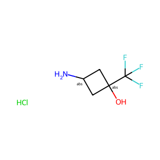 trans-3-amino-1-(trifluoromethyl)cyclobutan-1-ol hydrochloride