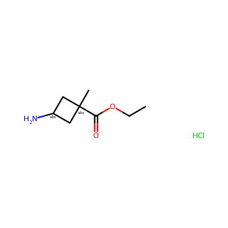 trans-Ethyl 3-amino-1-methylcyclobutanecarboxylate hydrochloride