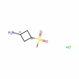 trans-3-(Methylsulfonyl)cyclobutanamine hydrochloride