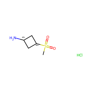 trans-3-(Methylsulfonyl)cyclobutanamine hydrochloride