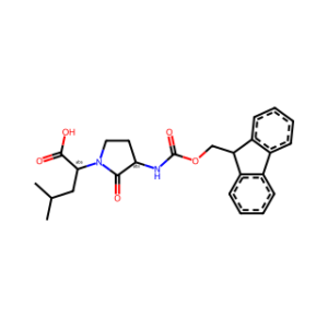 (S)-2-((R)-3-((((9H-Fluoren-9-yl)methoxy)carbonyl)amino)-2-oxopyrrolidin-1-yl)-4-methylpentanoic acid