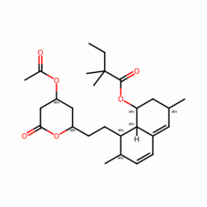 (1S,3R,7S,8S,8aR)-8-(2-((2R,4R)-4-Acetoxy-6-oxotetrahydro-2H-pyran-2-yl)ethyl)-3,7-dimethyl-1,2,3,7,8,8a-hexahydronaphthalen-1-yl 2,2-dimethylbutanoate