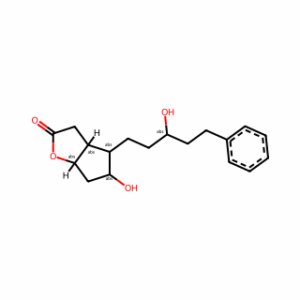 (3aR,4R,5R,6aS)-5-Hydroxy-4-((R)-3-hydroxy-5-phenylpentyl)hexahydro-2H-cyclopenta[b]furan-2-one