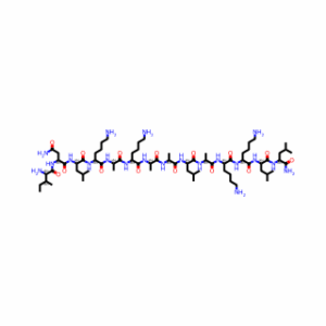 L-Isoleucyl-L-asparaginyl-L-leucyl-L-lysyl-L-alanyl-L-lysyl-L-alanyl-L-alanyl-L-leucyl-L-alanyl-L-lysyl-L-lysyl-L-leucyl-L-leucinamide