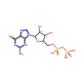 GUANOSINE 5′-(TRIHYDROGEN DIPHOSPHATE)