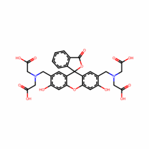 N,N′-[(3′,6′-Dihydroxy-3-oxospiro[isobenzofuran-1(3H),9′-[9H]xanthene]-2′,7′-diyl)bis(methylene)]bis[N-(carboxymethyl)glycine]