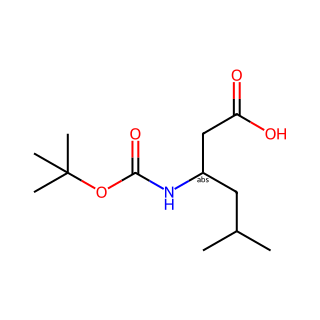 (R)-3-((tert-Butoxycarbonyl)amino)-5-methylhexanoic acid