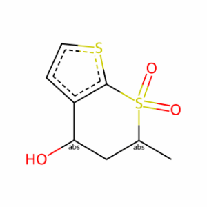 (4R,6S)-6-Methyl-7,7-dioxo-5,6-dihydro-4H-thieno[2,3-b]thiopyran-4-ol