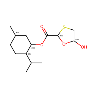 (1R,2S,5R)-5-Methyl-2-(1-methylethyl)cyclohexyl (2R,5R)-5-hydroxy-1,3-oxathiolane-2-carboxylate