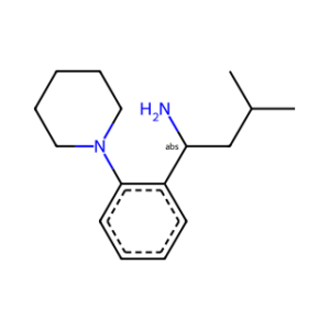 (S)-3-Methyl-1-(2-(piperidin-1-yl)phenyl)butan-1-amine