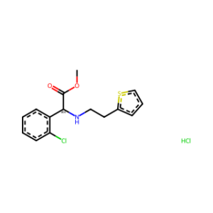 (S)-Methyl 2-(2-chlorophenyl)-2-((2-(thiophen-2-yl)ethyl)amino)acetate hydrochloride