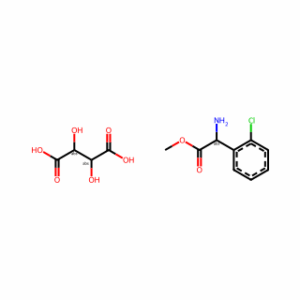 (alphaS)-alpha-Amino-2-chloro-benzeneacetic acid methyl ester (2R,3R)-2,3-dihydroxybutanedioate
