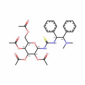 Thiourea, N-[(1S,2S)-2-(dimethylamino)-1,2-diphenylethyl]-N′-(2,3,4,6-tetra-O-acetyl-β-D-glucopyranosyl)-