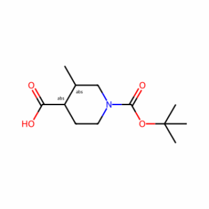 trans-1-N-Boc-3-methylpiperidine-4-carboxylic acid