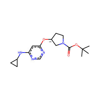 (R)-tert-Butyl 3-((6-(cyclopropylamino)pyrimidin-4-yl)oxy)pyrrolidine-1-carboxylate