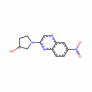 (R)-1-(6-Nitroquinoxalin-2-yl)pyrrolidin-3-ol