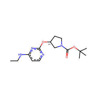 (S)-tert-Butyl 3-((4-(ethylamino)pyrimidin-2-yl)oxy)pyrrolidine-1-carboxylate