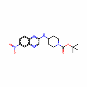 tert-Butyl 4-((6-nitroquinoxalin-2-yl)amino)piperidine-1-carboxylate